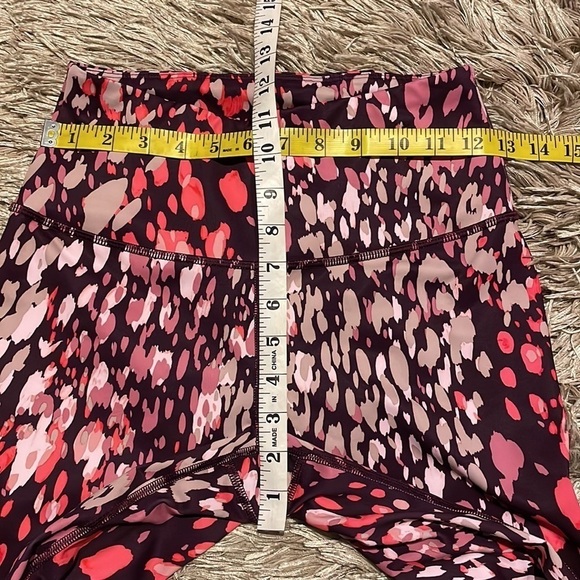 FILA High Rise Multicolor Black & Pink Leggings - Picture 6 of 9